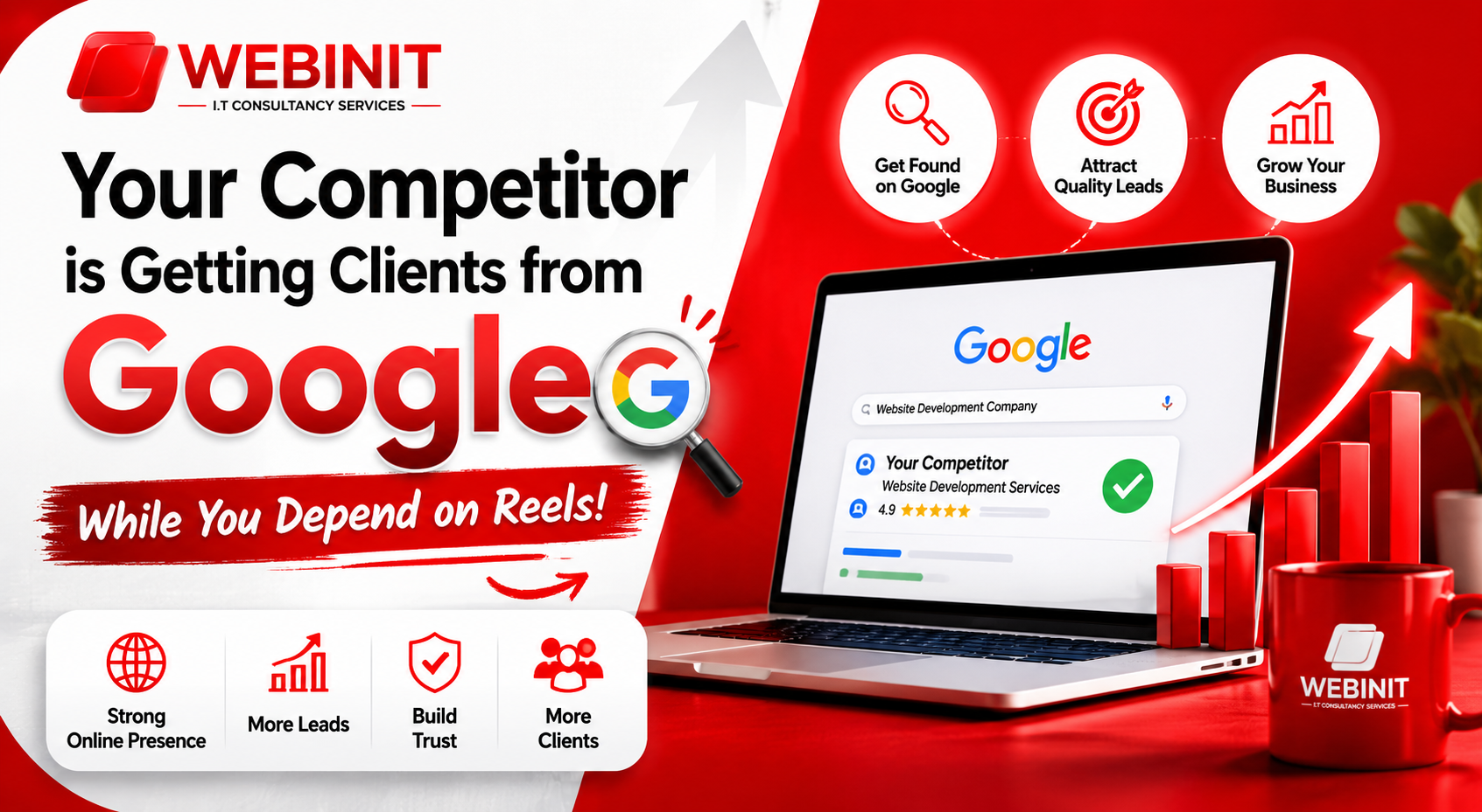 Your Competitor is Getting Clients from Google While You Depend on Reels
